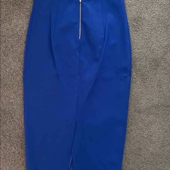 Forever New Pencil Skirt Cobalt Blue Size 6 - Picture 2 of 3